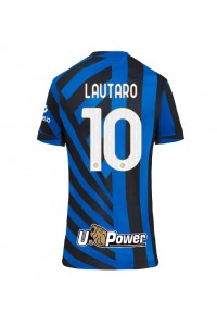 Fotbalové Dres Inter Milan Lautaro Martinez #10 Dámské Domácí Oblečení 2024-25 Krátký Rukáv